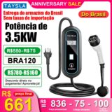 Carregador Portátil Taysla EV 3.5KW 16A