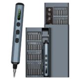 Conjunto de Chave de Fenda Elétrica 68 em 1 com 5 Configurações de Torque