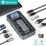 Yottamaster Docking Station HUB M.2 NVMe USB-C 10Gbps HDMI 4K PD 100W