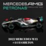 Bburago 1:43 Mercedes W13 2022 2 Unidades