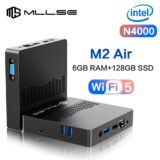 Mini PC MLLSE M2 Air  Intel N4000 + 8GB RAM + SSD 128G