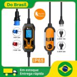 Feyree Carregador Portátil EV Tipo 2 Multi-Potência até 11kW