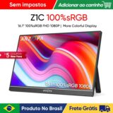 Monitor Portátil ARZOPA Z1C 16.1 polegadas 1080P 100% sRGB