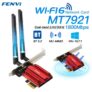 Placa de Rede WiFi 6 Fenvi PCE-AXE210MT7921 1800Mbps