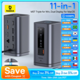 Baseus USB C Hub 11-em-1 Docking Station