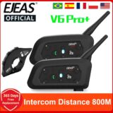 Par Intercomunicador EJEAS V6 Pro Plus