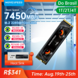 (Armazem Brasil)  MOVESPEED SSD NVME 4TB 7450Mbps