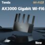 Tenda AX3000 Roteador MESH WiFi 6 Gigabit Dual Band
