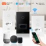 Coibeu Interruptor Inteligente Touch com Tomada Wi-Fi Alexa Google