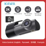 KAWA D5 DVR 2K QHD Câmera Automotiva