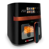 (Armazem Brasil) Air Fryer Fritadeira Elétrica Extream 5,5L Preto e Cobre