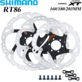Disco de Freio Shimano XT RT86 Ice-Tech 6 Parafusos (160–203mm)