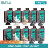 Sunlu Resina Padrão 405nm para Impressora 3D 10kg