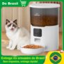 NewPet Alimentador Automático 4L para Cães e Gatos