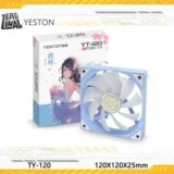 Kit 5 Fans Yeston Cherry YT-120 ARGB