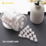 100 Peças Switch Leobog Ice Crystal 5 Pin 49g Linear