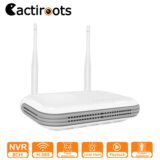 Cactiroots Gravador de Rede Sem Fio Mini WiFi NVR