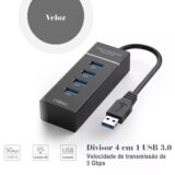 (Armazem Brasil)  Hub USB 3.0 Coibeu 4 Portas