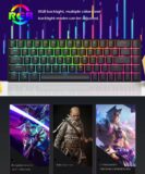 Teclado Mecânico Gamer Raven68