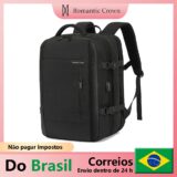 Mochila Masculina de Viagem USB Expansível Romantic Crown