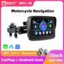 EKIY MTC-10 Navegação para Motocicleta 5″ CarPlay