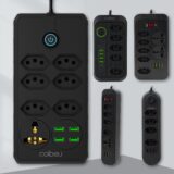Filtro de Linha Coibeiu com Tomadas e Portas USB 10A