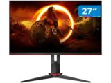 Monitor Gamer AOC 27″ Full HD 165Hz 1ms HDMI 27G2S/BK com Ajuste de Altura