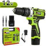 Parafusadeira Elétrica Sem Fio, Huahuo 12V