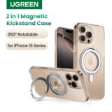 CAPA MAGSAFE COM SUPORTE GIRATÓRIO UGREEN P/ IPHONE 15 e 16