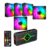 5 Fan Argb Aurora + Controladora Gamemax