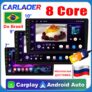 Central Multimídia 2 DIN Android 13 com CarPlay e Android Auto.