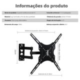 Suporte Monitor Articulado para TV VESA