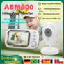 Baby Monitor ABM600 Monitor de Bebê 3.5 Polegadas Vídeo 2.4GHz Áudio Bidireci…