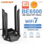 Comfast BE6500 WiFi 7 Tri-Band 6452Mbps USB 3.0