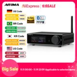 Aiyima A80 TPA3255 Amplificador de Potência Bluetooth DAC Classe D