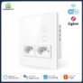 Interruptor Inteligente 4×4 Wi-fi 4 Botões Touch 2 Tomada