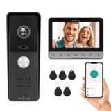 Intelar IN-072 Campainha Sem Fio Com Câmera E Intercomunicador De Vídeo