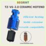 Atualização tz v6 2.0 Kit Hotend Alta Velocidade p/ Ender 3/ Voron 2.4