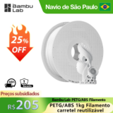 Bambu Lab PETG HF Filamento 1kg Preto/Branco