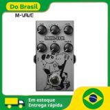 M Vave MINI-EFX Overdrive Distorção Boost EQ True Bypass