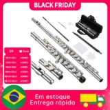 Instrumento de flauta chave C de célula fechada 16