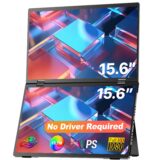 EVICIV Monitor Portátil Triplo 15.6″ Full HD IPS