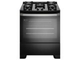 Electrolux Fogão 5 Bocas Mesa de Vidro Preto FE5GB Bivolt