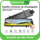 XGody Retrovisor com câmera 1080p
