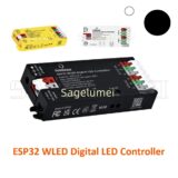 DOMRAEM Controlador LED Endereçável ESP32 WLED USB-C Smart Home