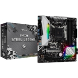 Placa-Mãe ASRock B450M Steel Legend AMD AM4 mATX DDR4 Preto –