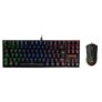 Kit Gamer Redragon Teclado Mecânico Kumara RGB Switch Outemu Blue PT + Mouse Cobra M711 Chroma 10000DPI Preto