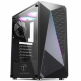 Gabinete Gamer T-Dagger RGB, Mid Tower, Lateral em Acrílico, Preto – TGC-G25B