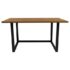 Mesa Office Hayonik MHO 1500 com Regulagem de Altura, Borda 27mm, Amendola Rustica – 72338