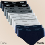 Mash Cueca Slip Algodão 10 Unidades